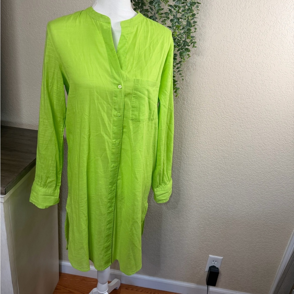 Lime Green Midi Dress